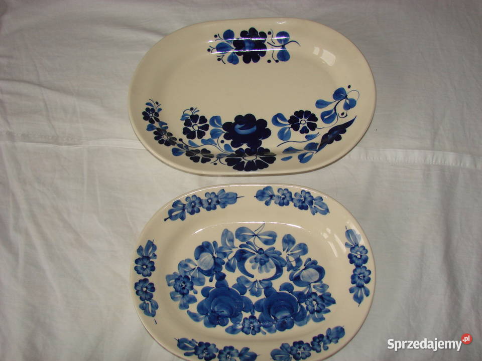 Włocławek fajansowy talerz PRL pomorskie Pruszcz Gdański