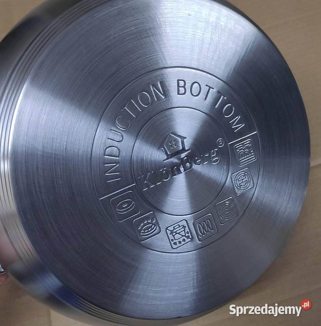 Garnki 12 el stalowe szklane pokrywki 6 garnków Łódź