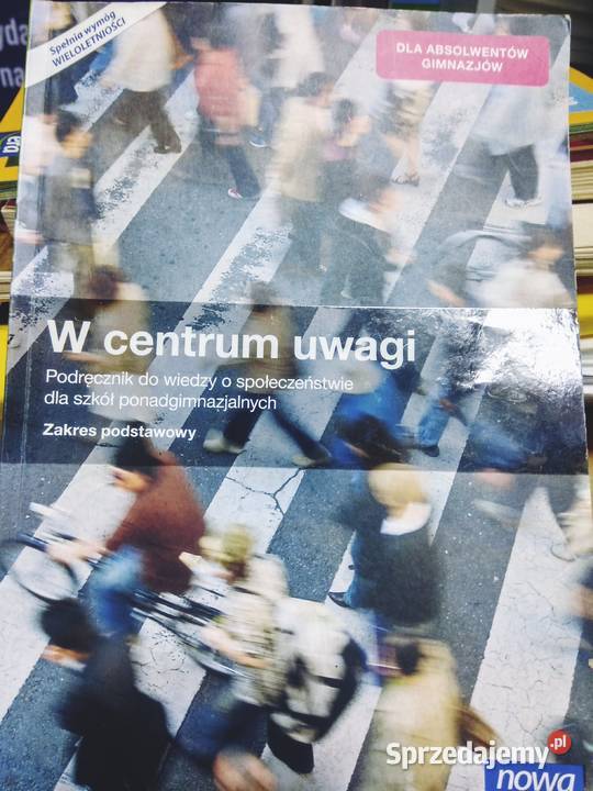 W centrum ponadgimnazjalne podręcznik szkolne mazowieckie Warszawa sprzedam