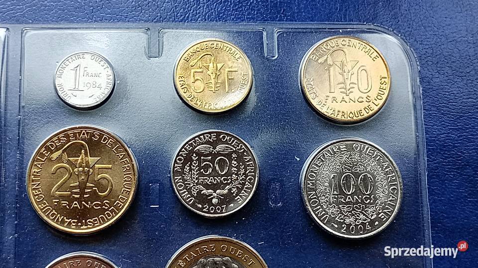 Stare monety 8 monet SET Afryka ZAchodnia stan podkarpackie Lesko