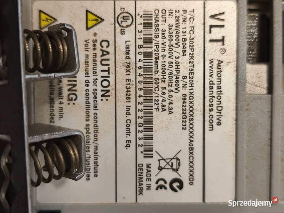 Falownik danfoss Kraków