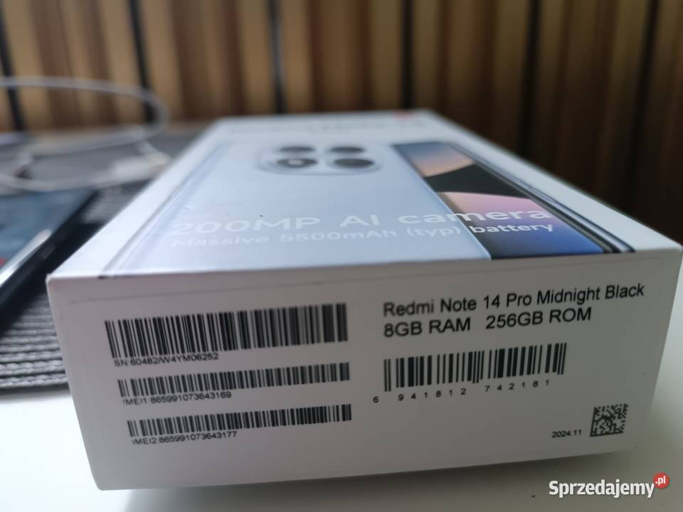 Telefon Redmi Note 14 Pro 8256GB gwarancja Libiąż
