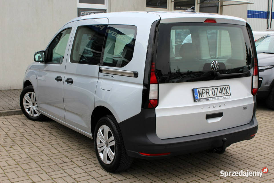 Volkswagen Caddy SalonPL FV23 Hak Lane Assist wielofunkcyjna kierownica Sokołów