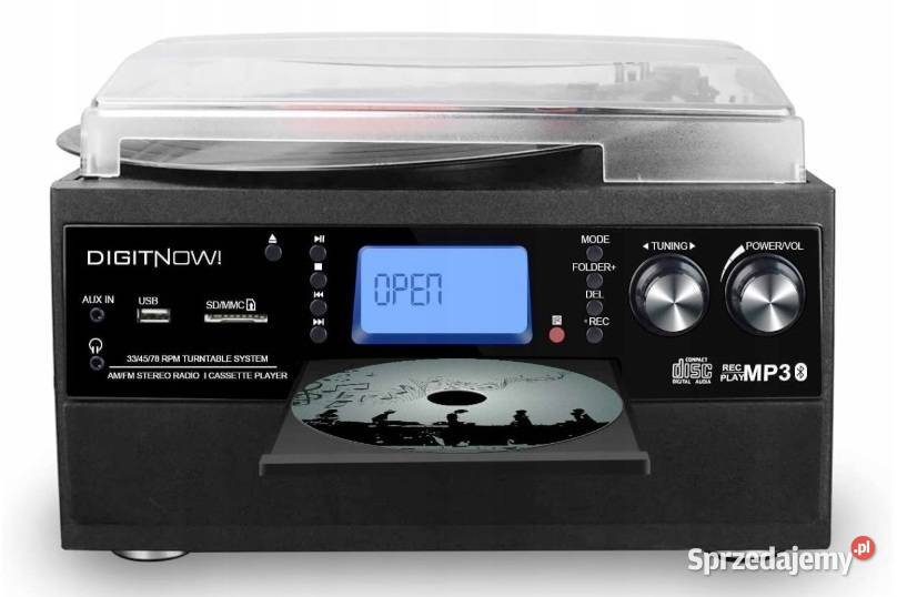 WIEŻA STEREO GRAMOFON DIGITNOW M503 CD VINYL Bydgoszcz