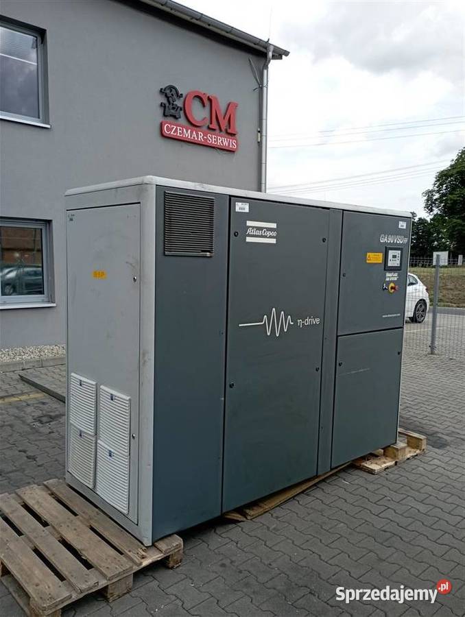 Sprężarka śrubowa kompresor ATLAS COPCO GA90 Wilków