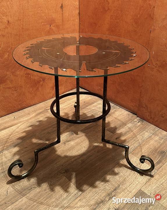 Unikatowy ręcznie robiony stolik kawowy 58cm Dom i Ogród Opole