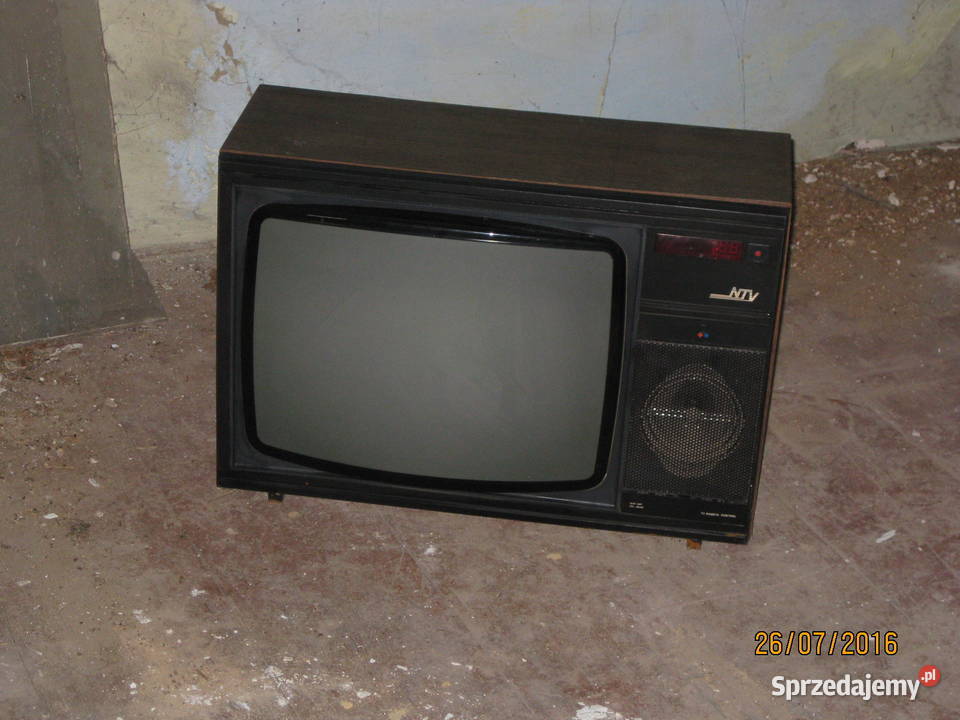 Stary telewizor NTV PRL Telewizory Chełm