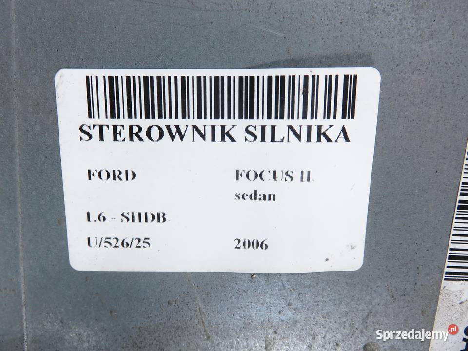 STEROWNIK FORD FOCUS II 16 SHDB 4M5112A650HG sprzedam