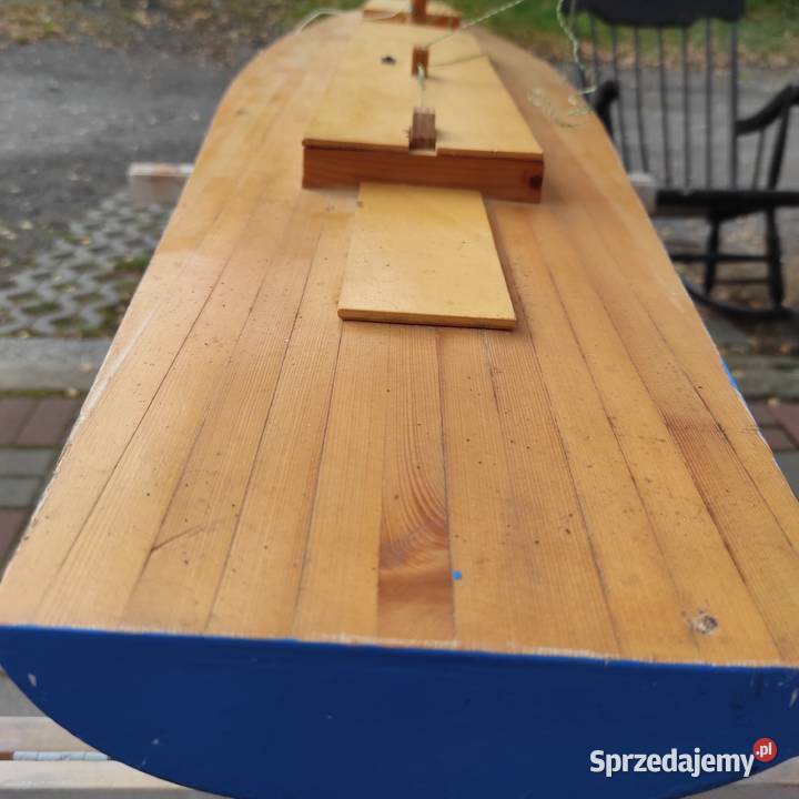 Żaglówka sterowana drewniana na pilota Pozostałe Legnica