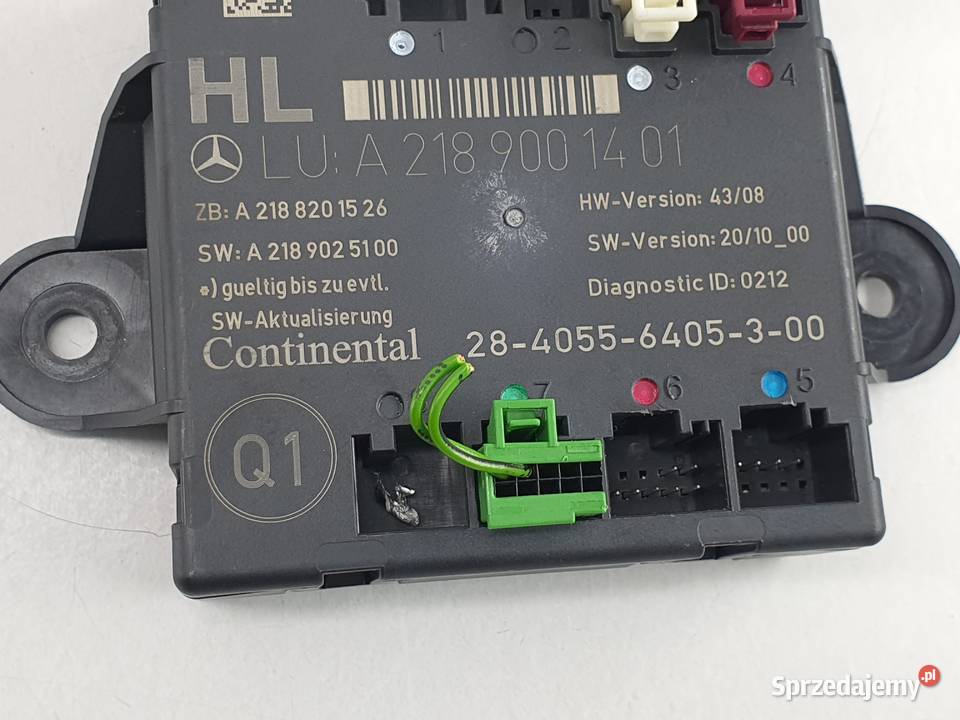 Modul Drzwi Tyl Lewy Mercedes Cls W218 Łódź