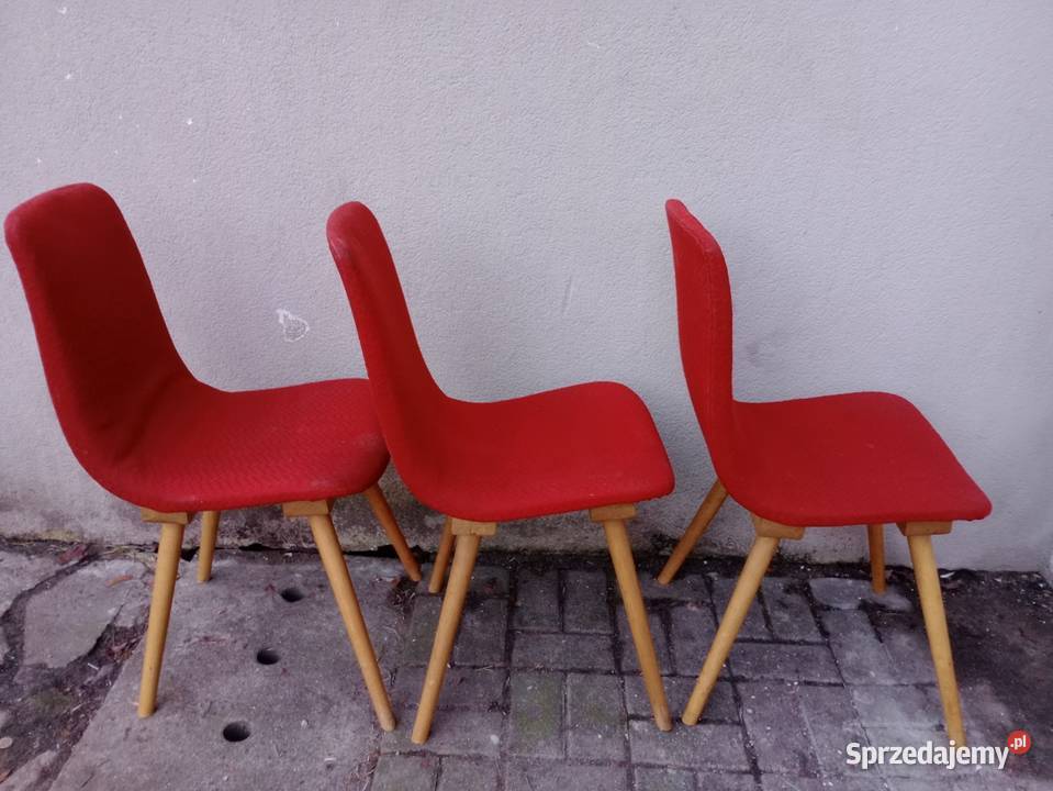 Krzesła Radomsko A6150 okres PRL mazowieckie Warszawa
