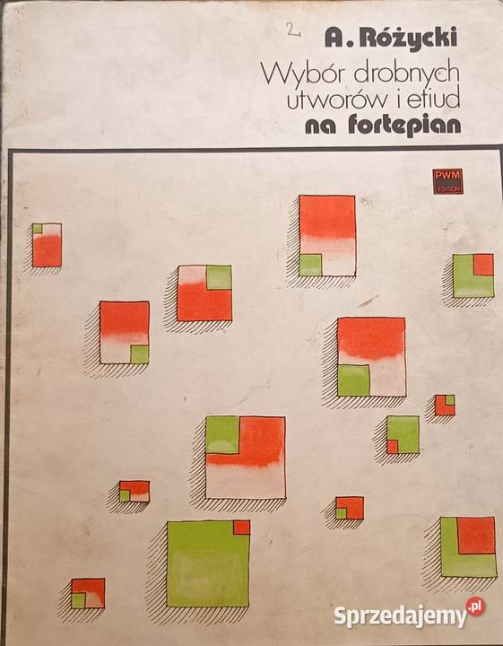 Wybór drobnych utworów i etiud na fortepian miękka sprzedam