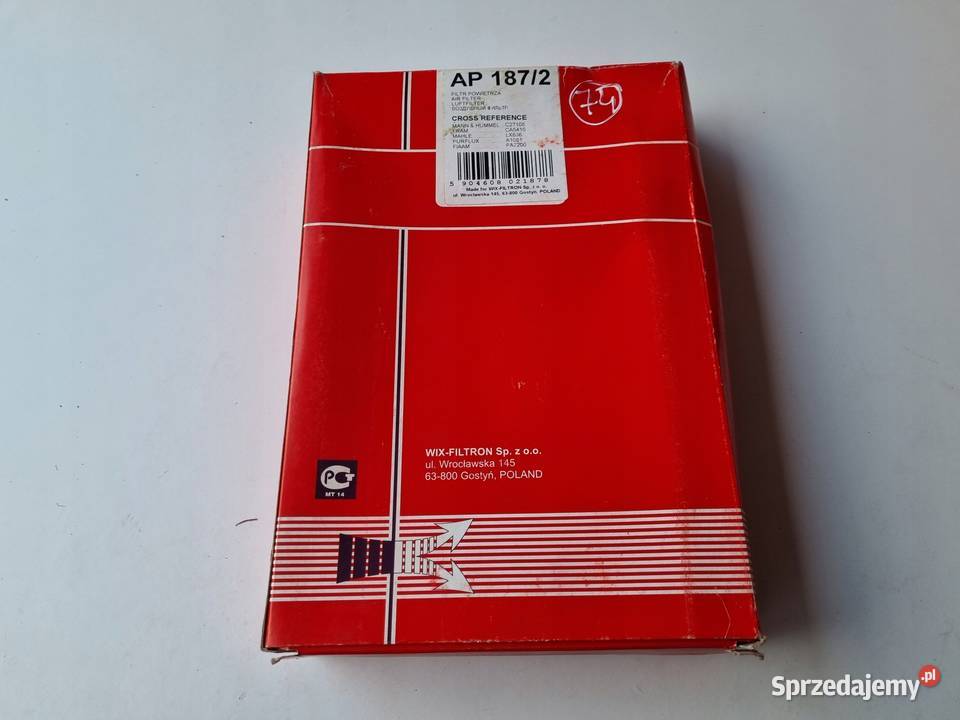 Rover 820 20 Si FILTR POWIETRZA AP1872 lubelskie Rudka