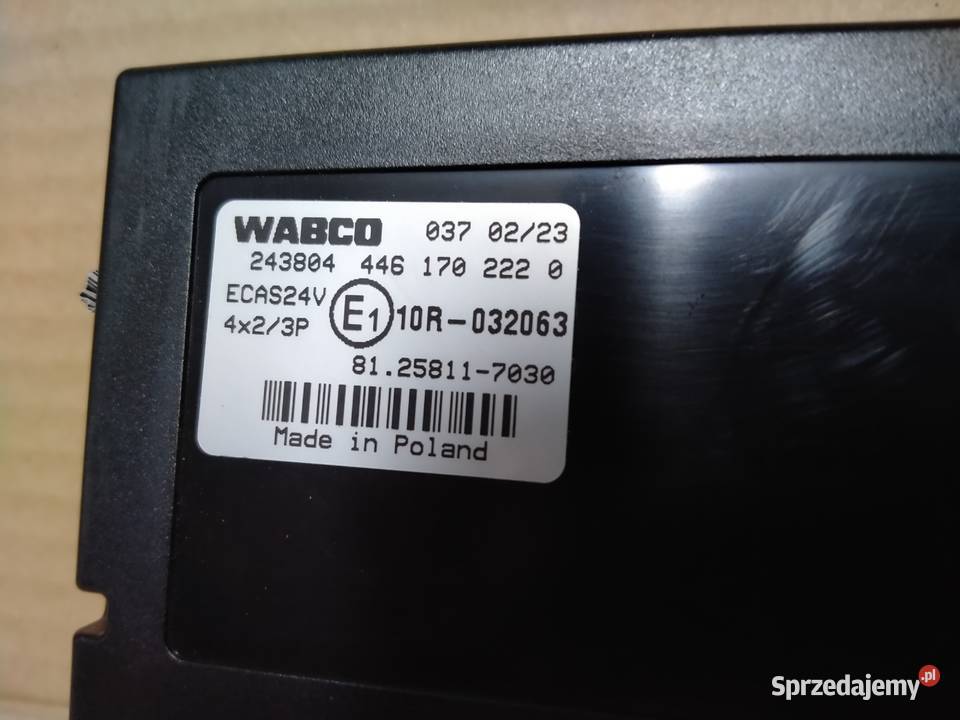 STEROWNIK ECAS MAN 81258117030 446170222 Kargowa