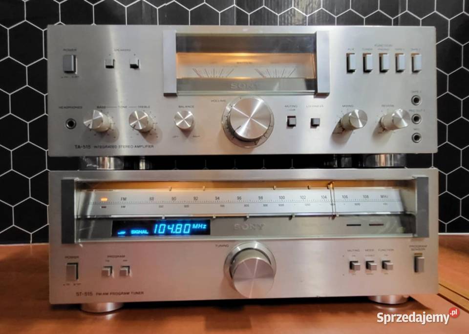 Zestaw Sony Wzmacniacz TA515 i Tuner ST515 Grodków