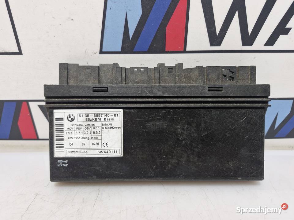 BMW E60 E61 E63 MODUŁ STEROWNIK KOMFORTU 6957140 sprzedam