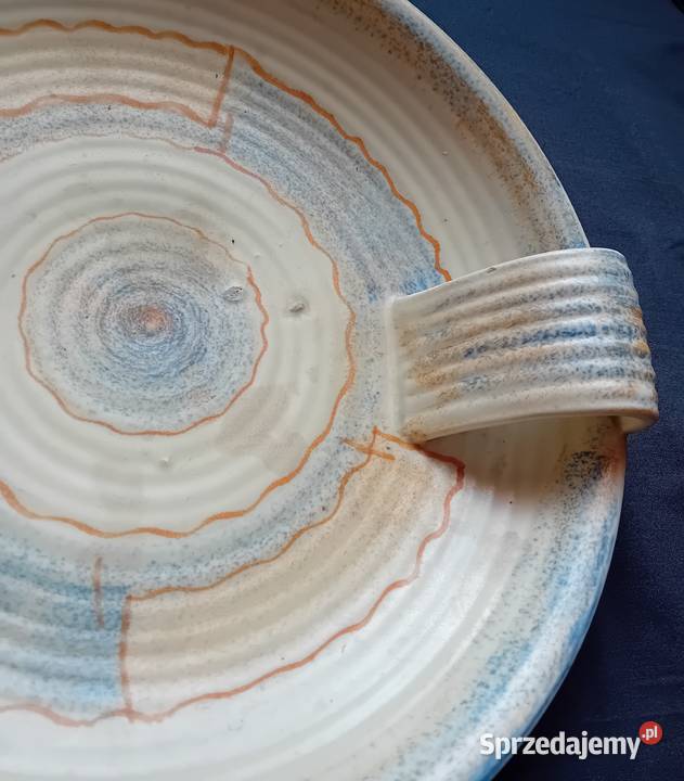 Fajansowa patera art deco VilleroyBoch Torgau z Porcelana i szkło Koźminek