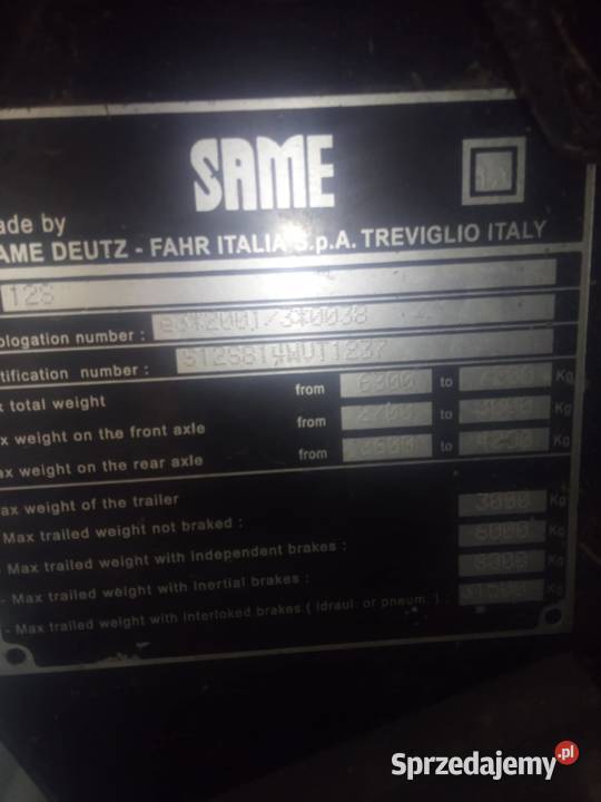 Ciągnik rolniczy Sam Explorer 85 lubelskie
