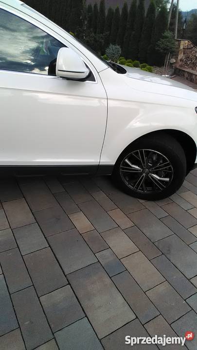 Audi Q7 Biała Perła Bogata Wersja Luksusowa ABS Nowy Sącz sprzedam