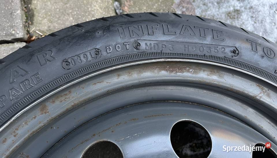 Koło dojazdowe 11570D15 dojazdówka 4x1143 Saab Poznań