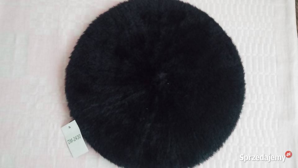 Nowy z metką beret damski czarny możliwa wysyłka Białystok