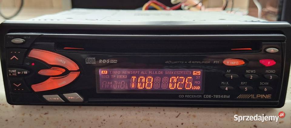 Alpine CDE7854RM radio samochodowe CD Warszawa