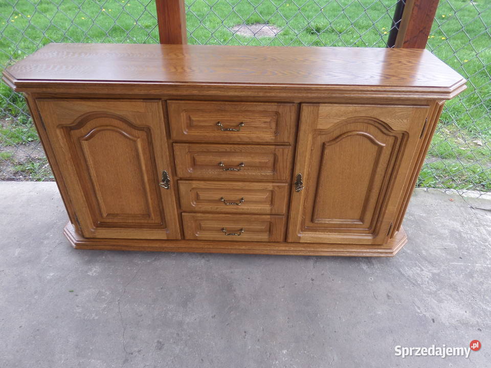 witrna kredens dębowa drewniana stan wysyłka Komody łódzkie Buczek