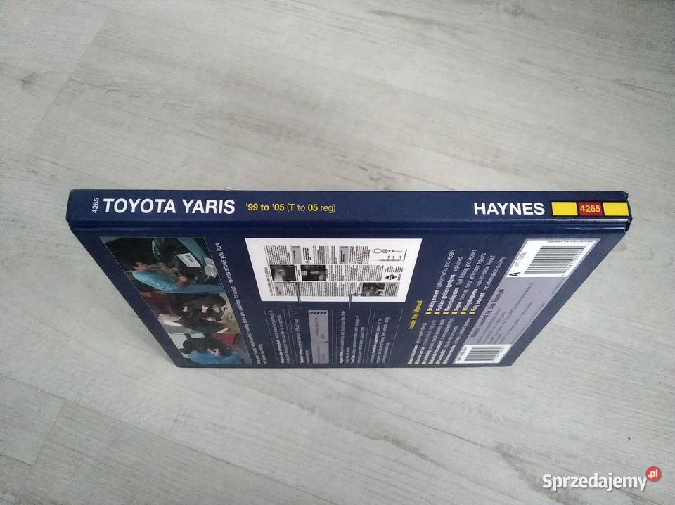 Haynes Toyota Yaris 2005 poradnik ksiazka napraw małopolskie Kraków