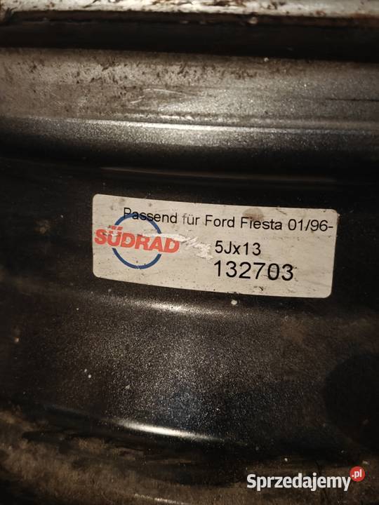 Oryginalne felgi Ford Fiesta R13 5Jx13 ET435