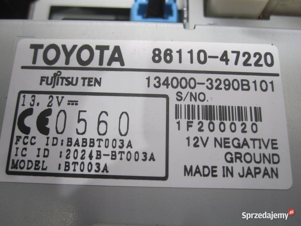 TOYOTA PRIUS II 15 VVTI wyświetlacz nawigacji Kielce