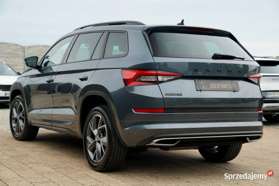 koda Kodiaq SPORTLINE acc kamera FUL LED skóra regulowane zawieszenie opolskie Otmuchów