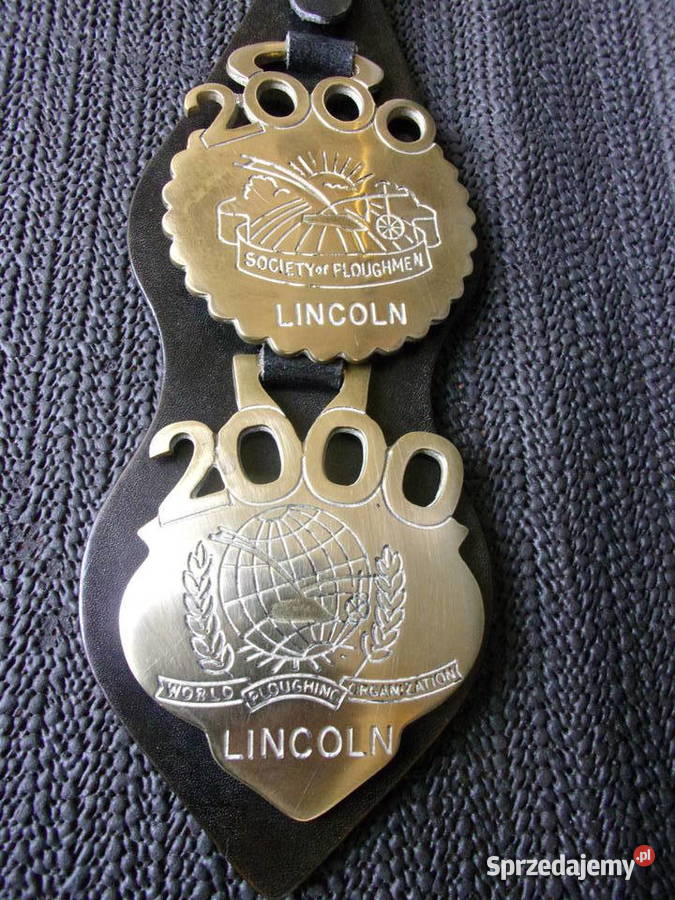 Mosiężna ładne ozdoba Milenijna 2000 poswięcona Warszawa