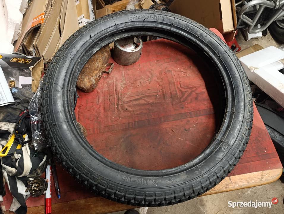 Nowa opona Stomil 300x18 do wsk Wfm 125 SHL 175 Zamość