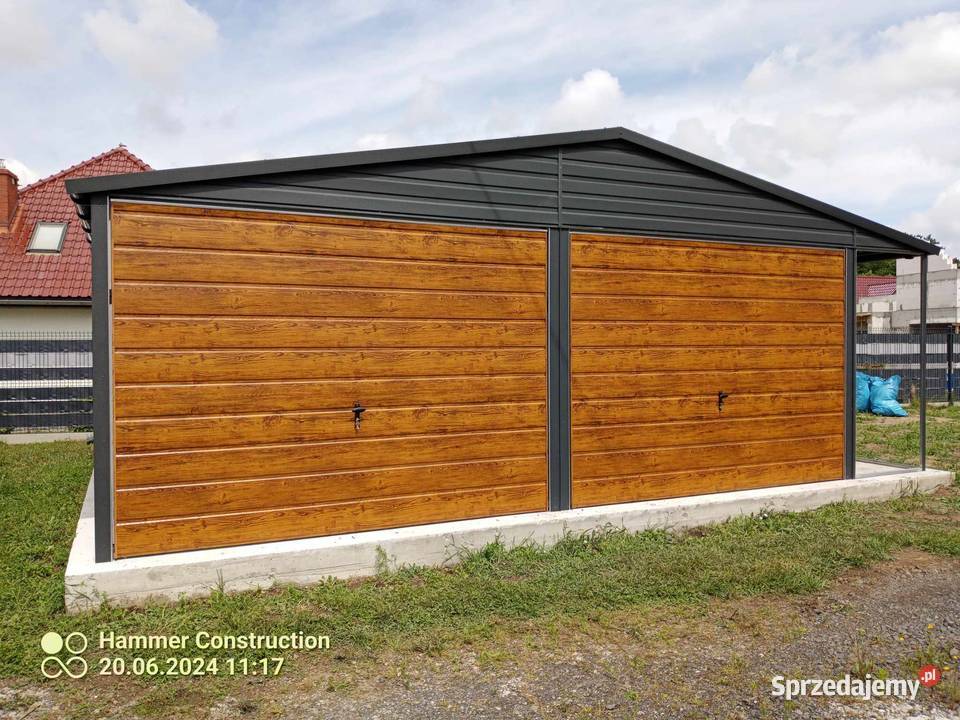 Garaż blaszany wiata Konstrukcja W OCYNKU mazowieckie Mińsk Mazowiecki sprzedam