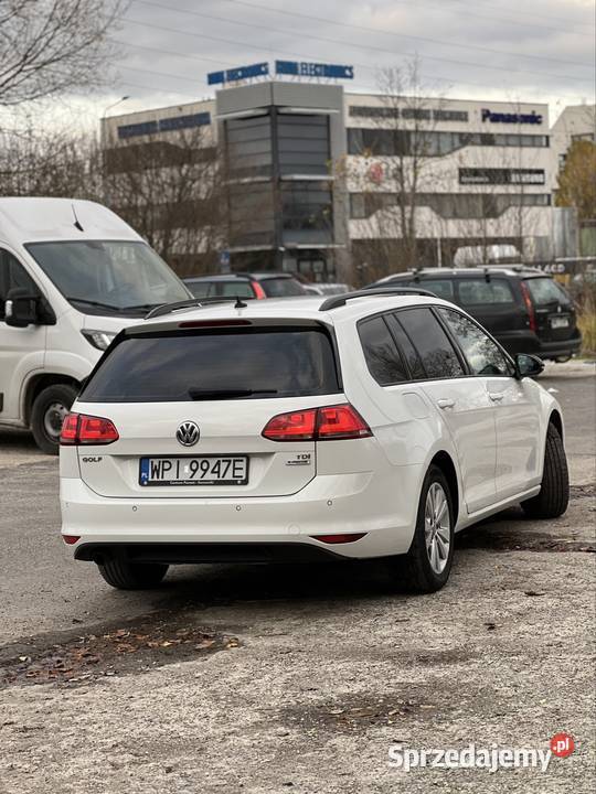 Vw Golf 7 16 TDI 2017r 252 nalotu manualna mazowieckie Piaseczno sprzedam