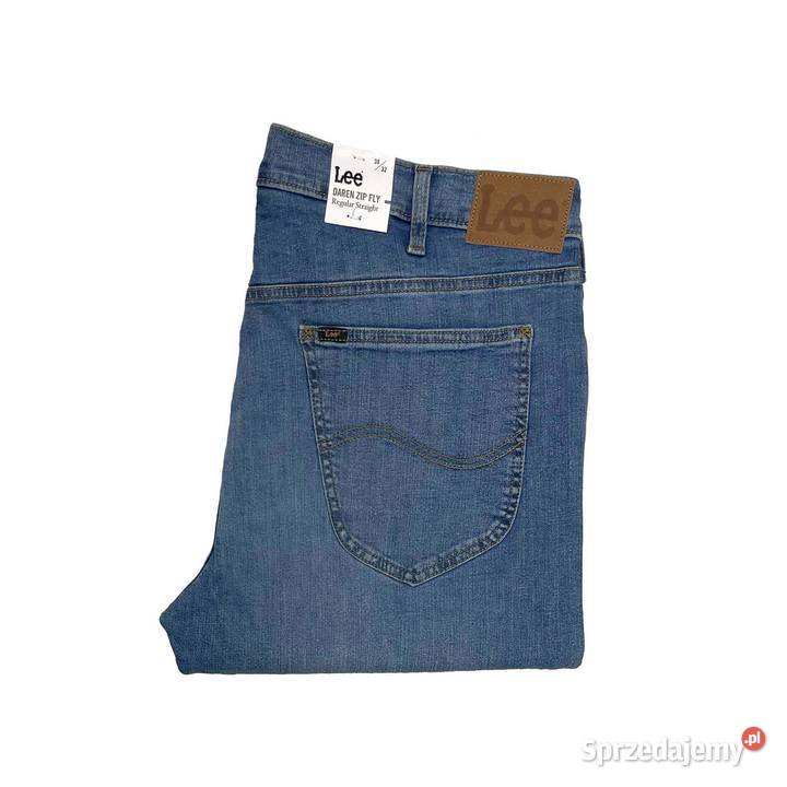 Spodnie męskie jeansy Lee Daren Zip Fly Northern niebieski Kielce