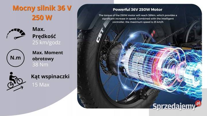 ROWER ELEKTRYCZNY MĘSKI 28 TREKKINGOWY ZE Skawina