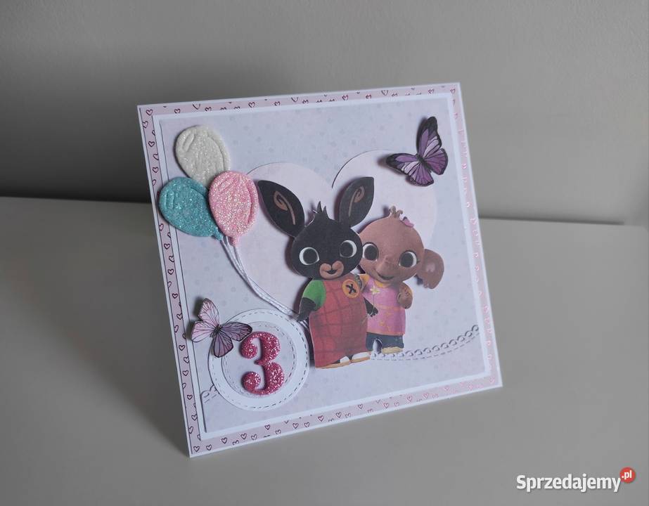 Kartka okolicznościowa ręcznie robiona na łódzkie