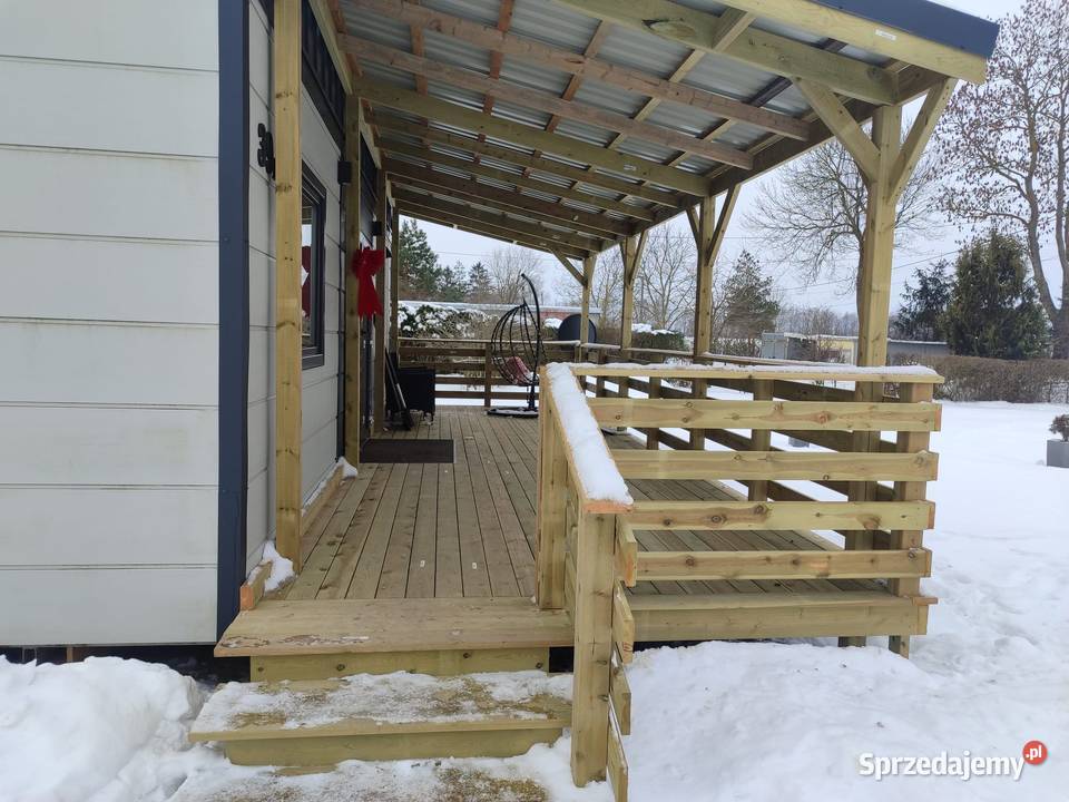 Całoroczny domek mobilny 35m2 plus taras pomorskie