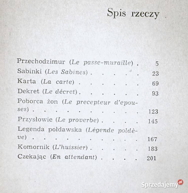 Przechodzimur Marcel Ayme lubelskie Chełm