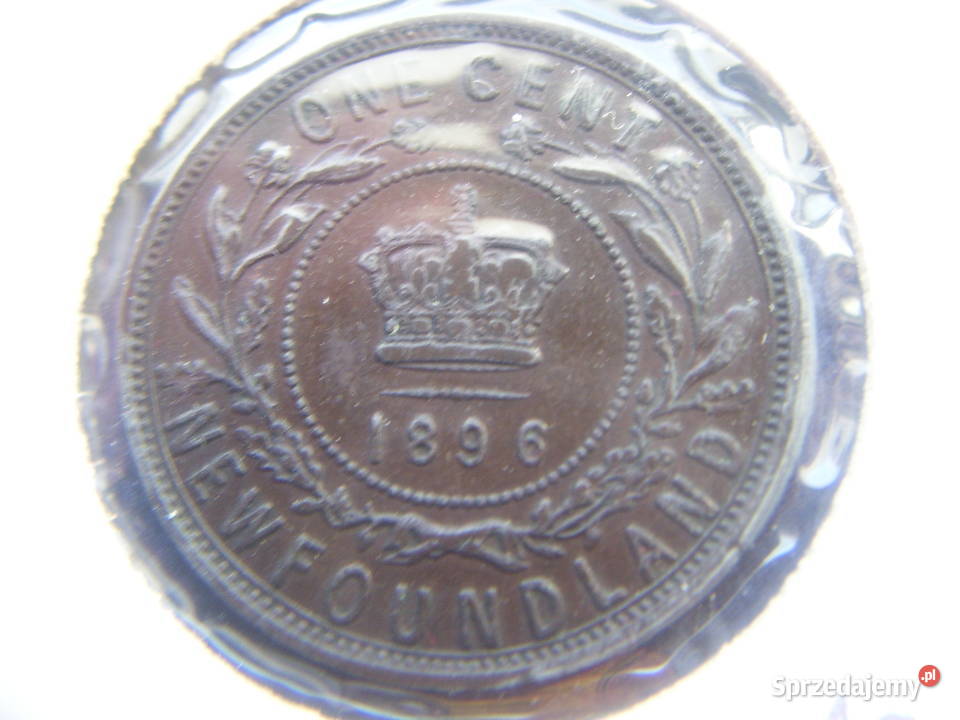 Stare monety 1 cent 1896 Nowa Fundlandia Numizmatyka sprzedam