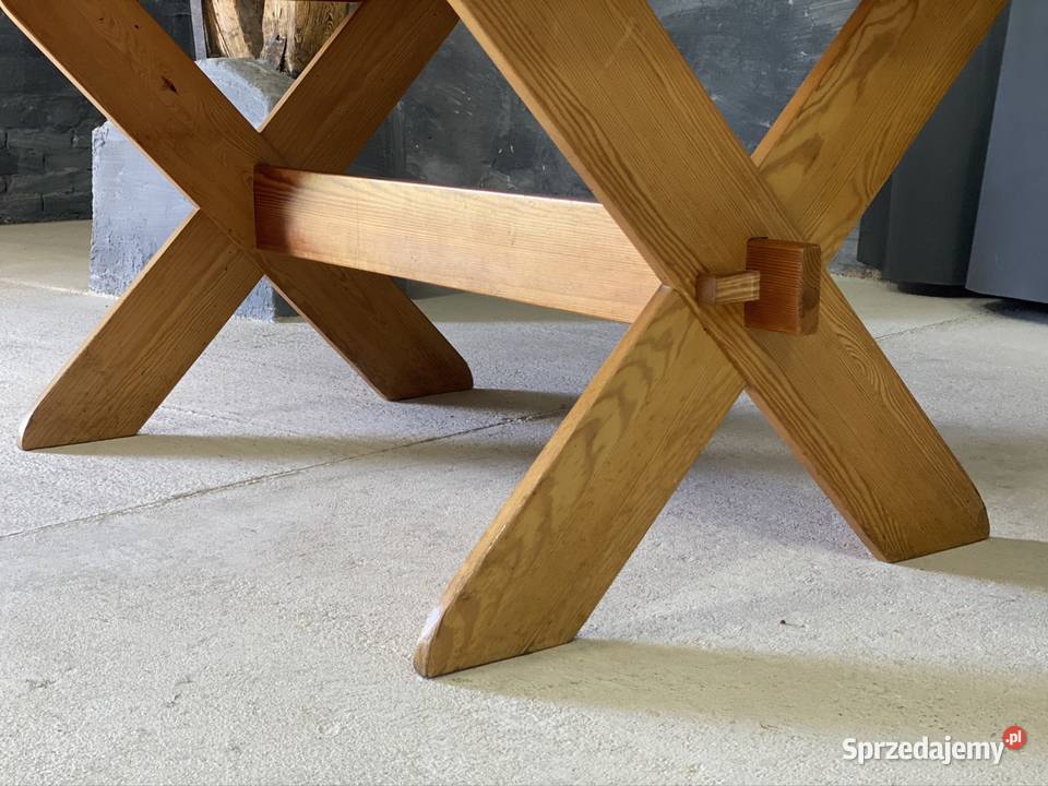 Solidny stół z litego drewna 150x90 Stoły