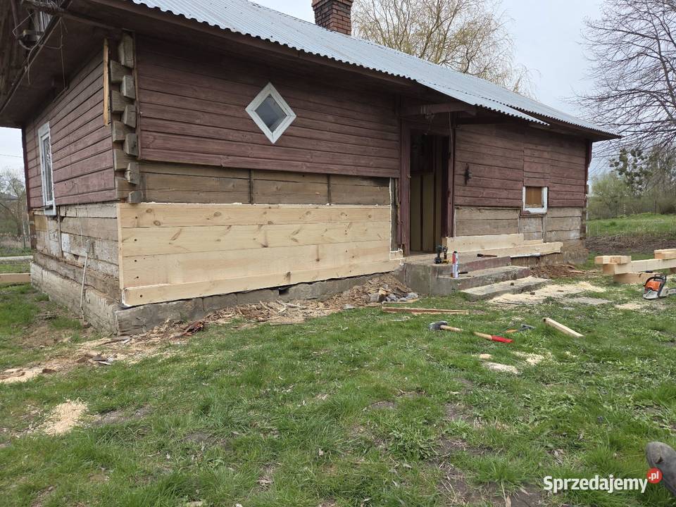 Wymiana podwalin rozbudowa przenoszenie I montaż Zamość