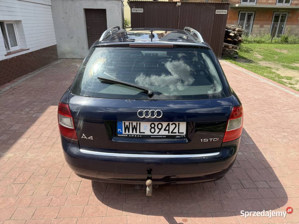 Audi A4 b6 19 TDI mazowieckie Nadma