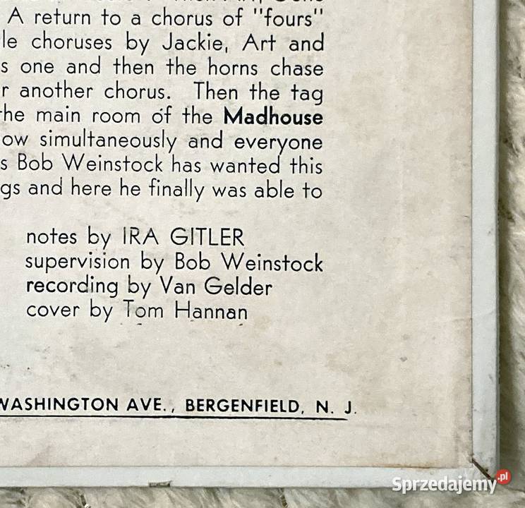 Gene Ammons All Stars The Happy Blues Płyty i kasety zachodniopomorskie Szczecin