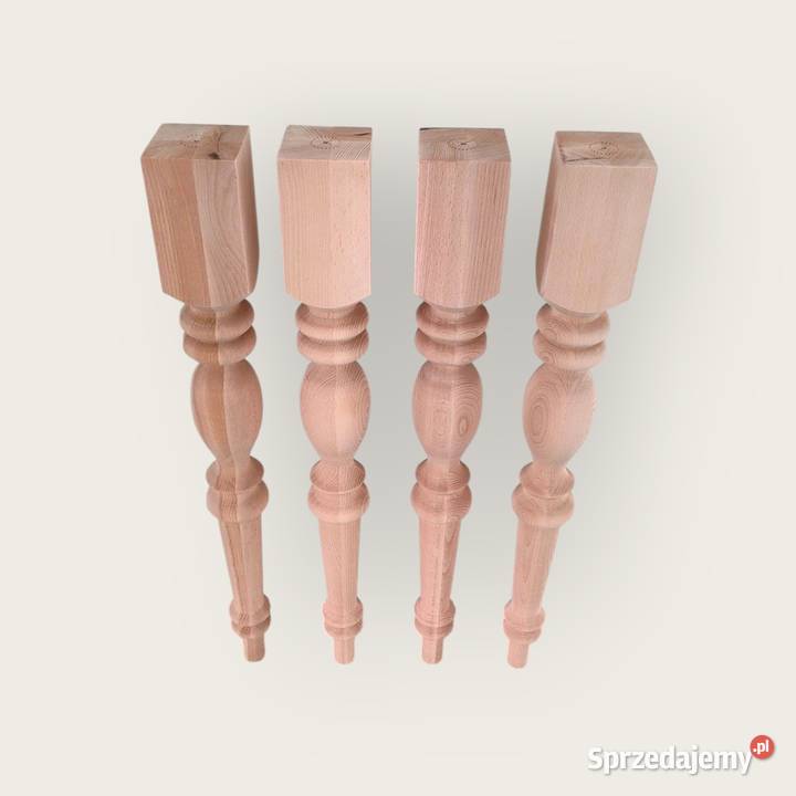 noga stołowa nogi buk bukowe toczone 75 stół Bolesławiec