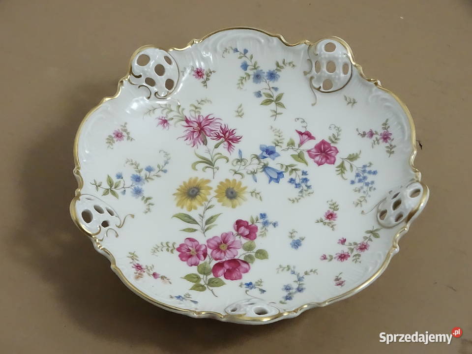 Patera na nóżkach Rosenthal Kronach Molire ażur Biłgoraj