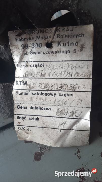 Przekładnia do siewnika poznaniak nieużywana nieuszkodzony Rydzyna