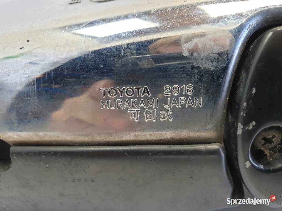 Toyota Hilux VI LUSTERKO PRAWE pasażera 3 Kable osobowe Lusterka zewnętrzne Rudka