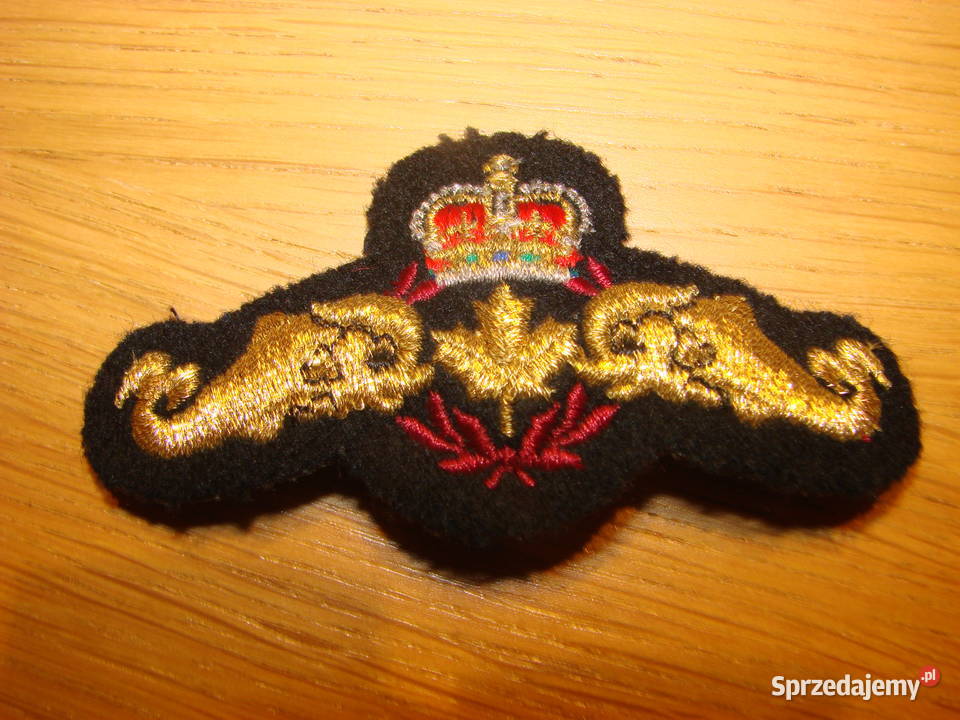 kanadyjska naszywka na mundur Pruszcz Gdański